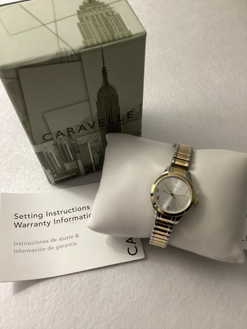 Caravelle Two-Tone Stainless Steel Bracelet Watch 24mm